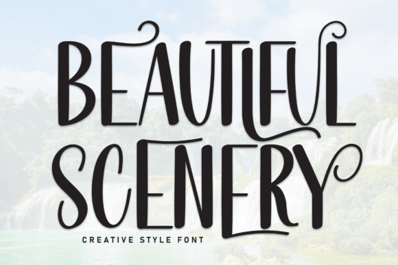 Beautiful Scenery Font: Elevate Your Creative Projects