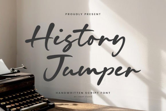 Discover History Jumper: A Handwritten Script Font with Timeless Appeal