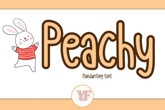 Discover Peachy: A Handwritten Font with a Fresh, Kawaii Vibe
