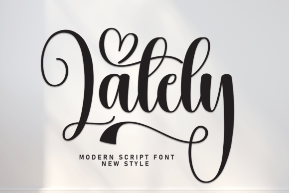 Discovering Lately: A Font That Blends Grace with Expression
