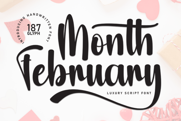 Discovering Month February: A Fresh Handwritten Typeface