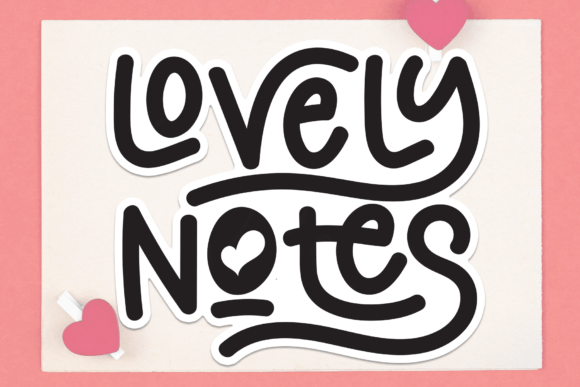 Lovely Notes: A Handwritten Font for Elegant Design