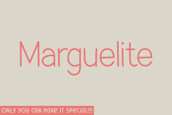 Marguelite Rounded: A Font with Organic Finesse
